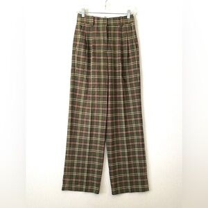Aritzia Wilfred The Effortless Pants in Plaid